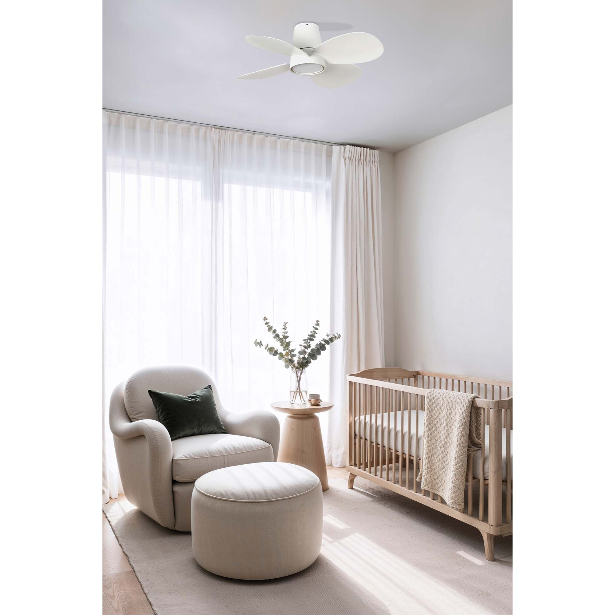 KLOVER S Ventilatore a soffitto  bianca
