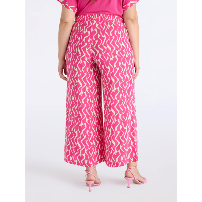 Fiorella Rubino - Pantalones de viscosa LENZING™ ECOVERO™ - Fuchsia