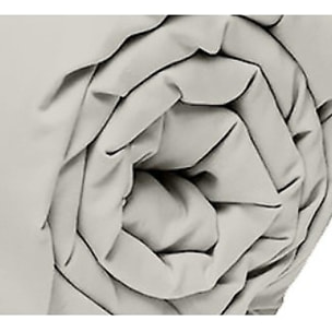 DRAP HOUSSE 2 PERS 140x190  GRIS PERLE