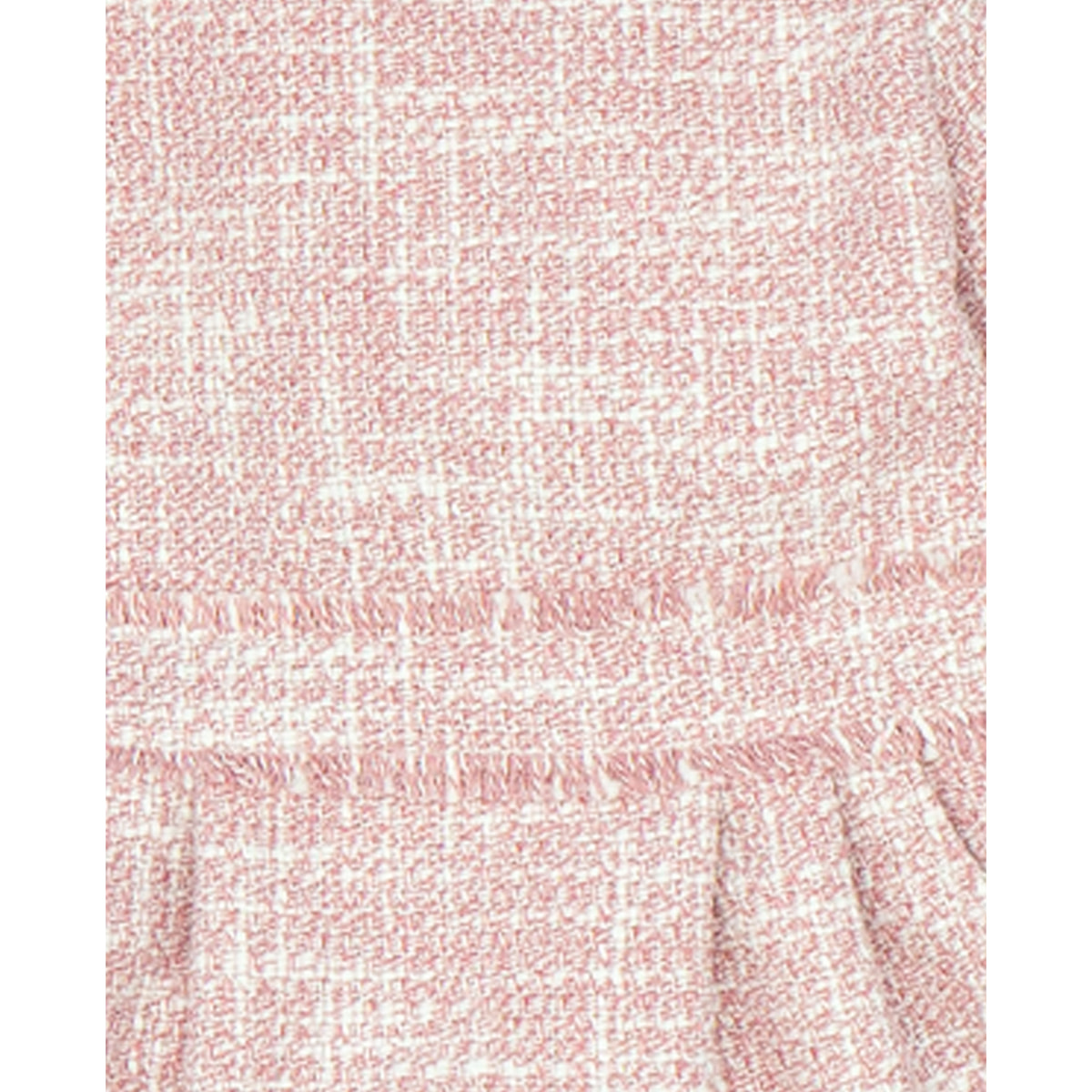 VESTIDO CINTURÓN TWEED ROSA