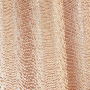 Voilage en organza fantaisie  - Effet 'résille' - Terracotta
