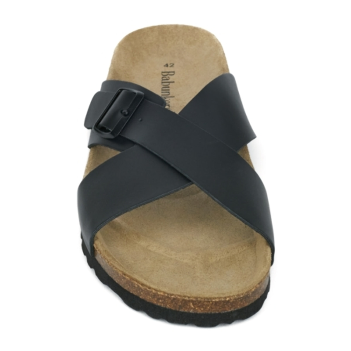 SANDALIA CÁDIZ BABUNKERS NEGRO