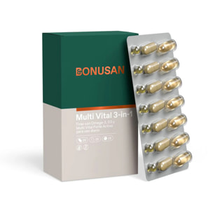 Multi Vital 3-in-1, Bonusan, 84 comprimidos