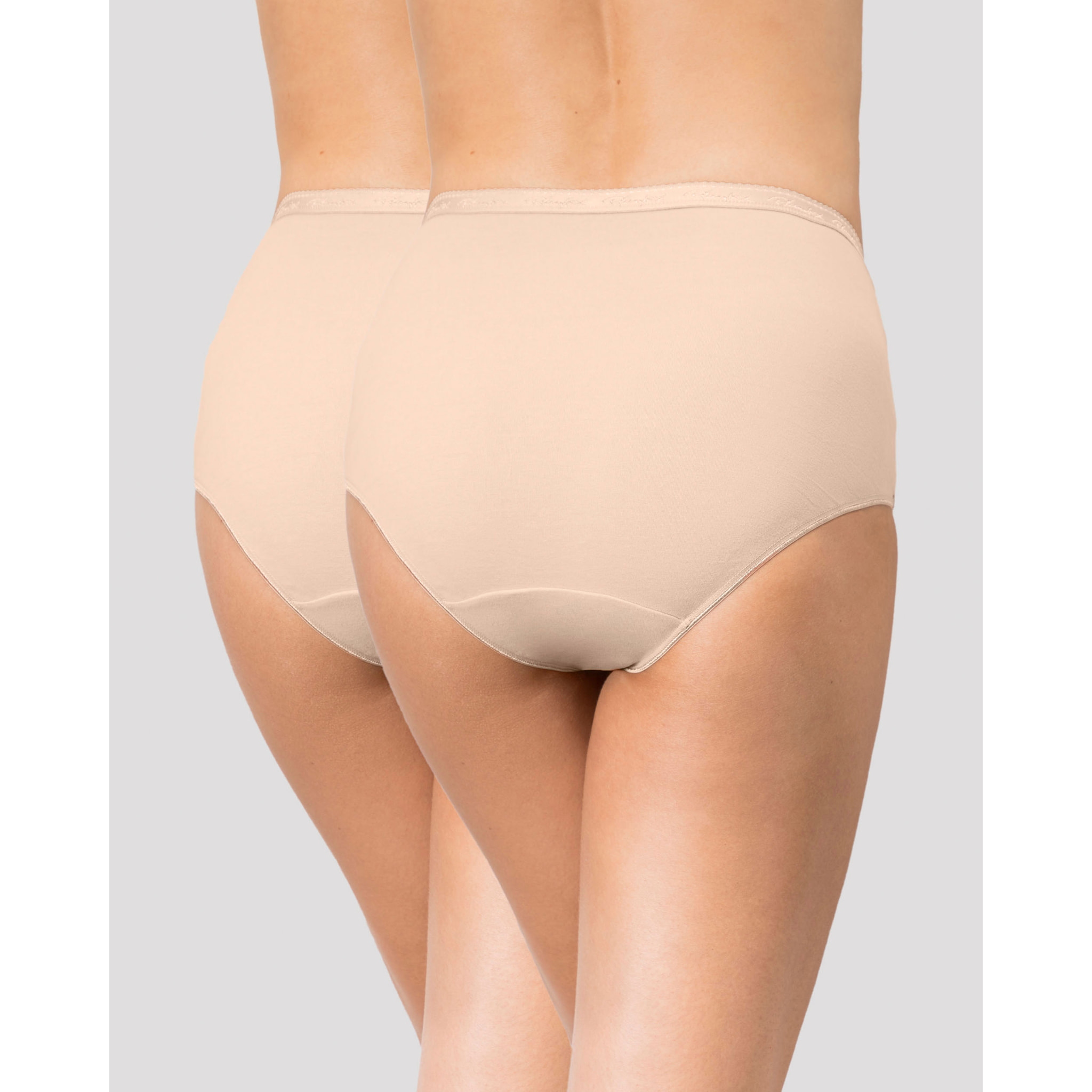 Pack de 2 bragas clásicas de algodón orgánico