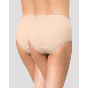 Pack de 2 bragas clásicas de algodón orgánico