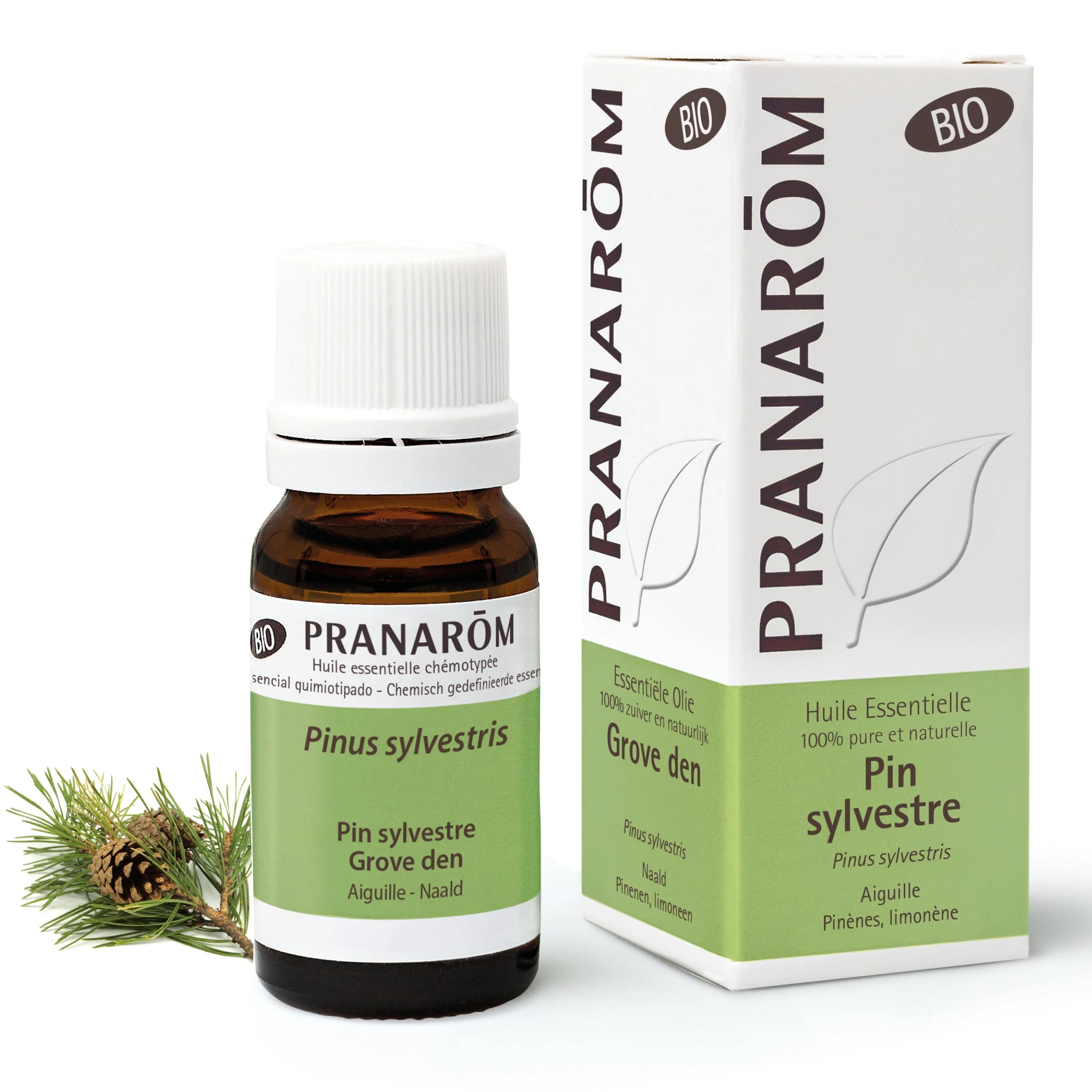 Pranarom - Huile Essentielle de Pin sylvestre - Bio - 10 ml