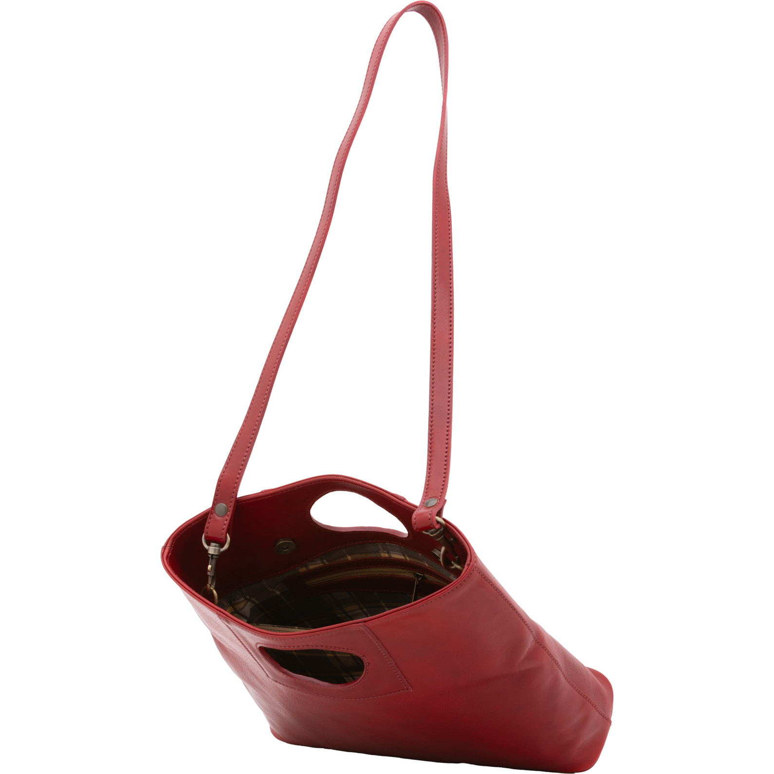 Borsa a tracolla  da donna In Vera pelle Made in Italy 28x33x10 cm