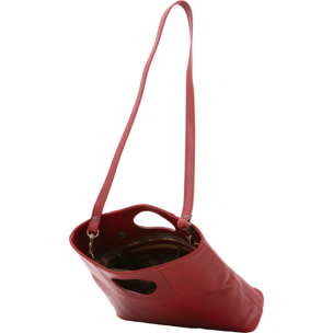 Borsa a tracolla  da donna In Vera pelle Made in Italy 28x33x10 cm