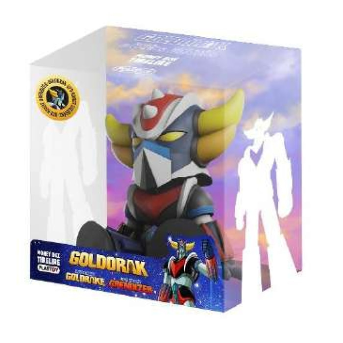 Goldrake Chibi Salvadanaio Grendizer Seated 15 x 13,6 x 8,7 cm Plastoy