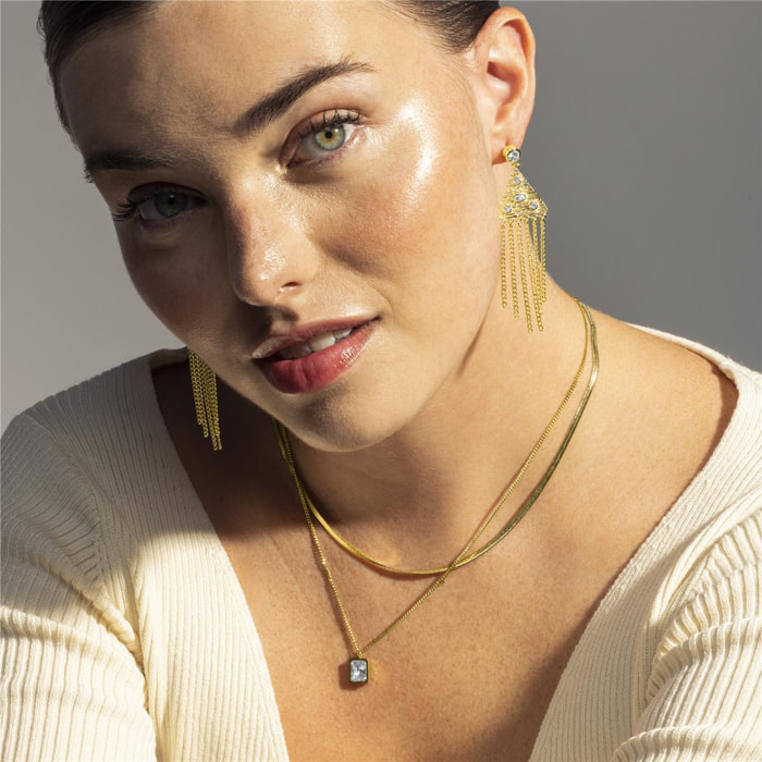 Collar Lux by Lux acabado oro 18k