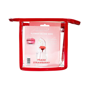 Supers Pouvoirs - Trousse Berry Rouge Patch Lèvres Hydratant Repulpant + Rouge à Levres Flower in a box parfum Fraise