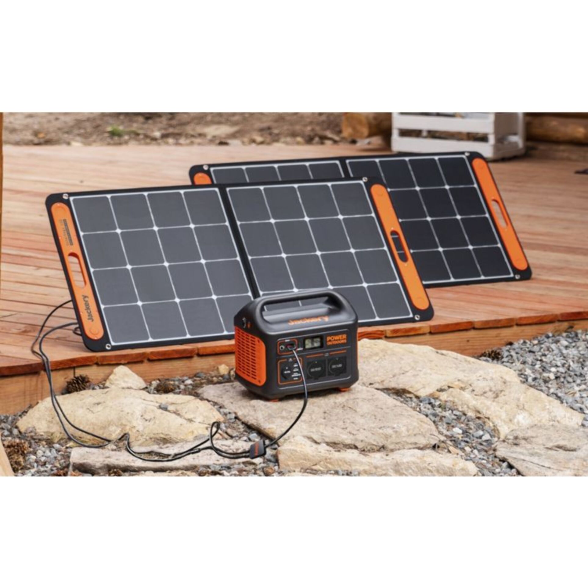 Panneau solaire JACKERY portable 100W Solarsaga