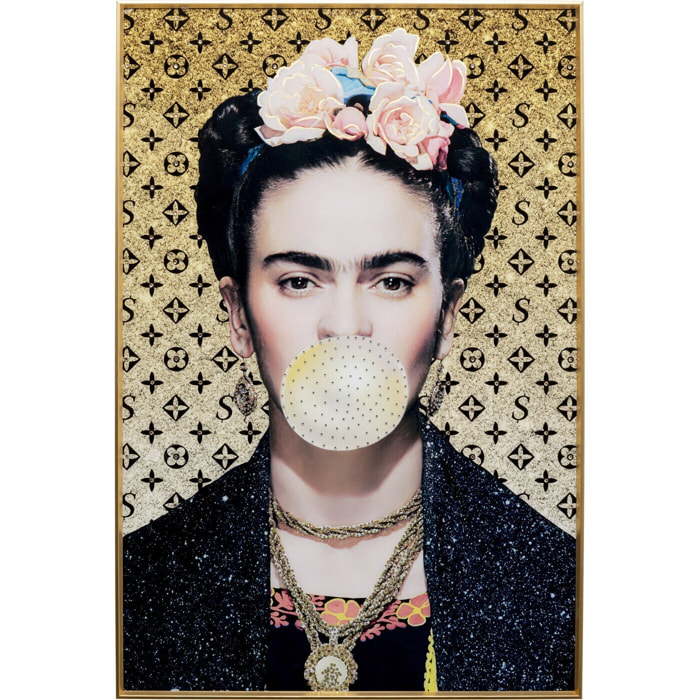 Tableau Frame artiste chewing-gum 40x50cm Kare Design