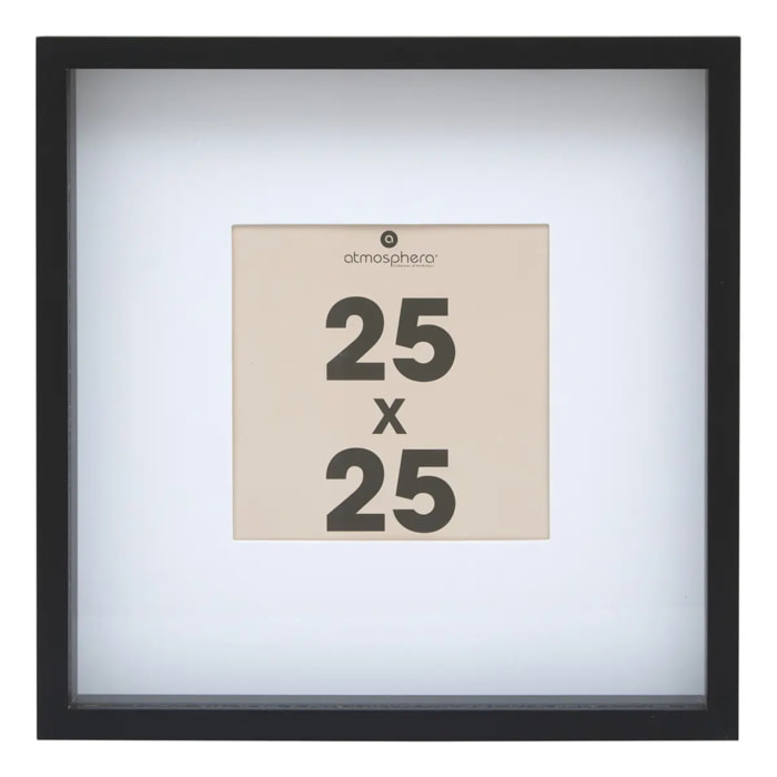 Cadre-photo Axel 25x25cm noir