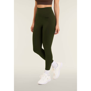 Leggings seamless 7/8 a vita altissima con cuciture shaping