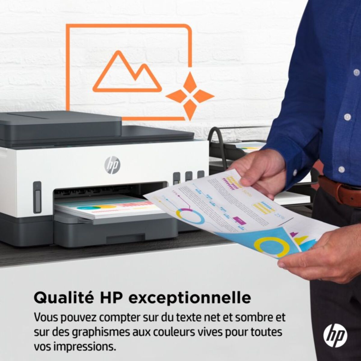 Imprimante jet d'encre HP Smart Tank 7305/7307