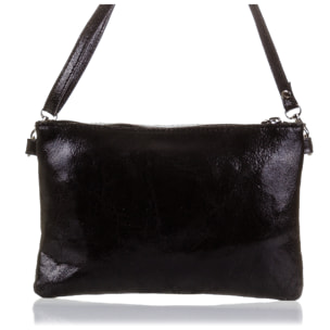 Marcon Borsa a mano Donna.Pelle autentica Cavallino Zebra Camoscio Lavato a Pietra