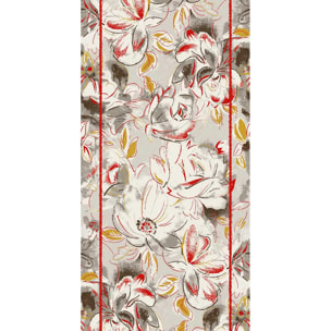 Passatoia cucina bagno ingresso multiuso, disegno fiori stile naturale