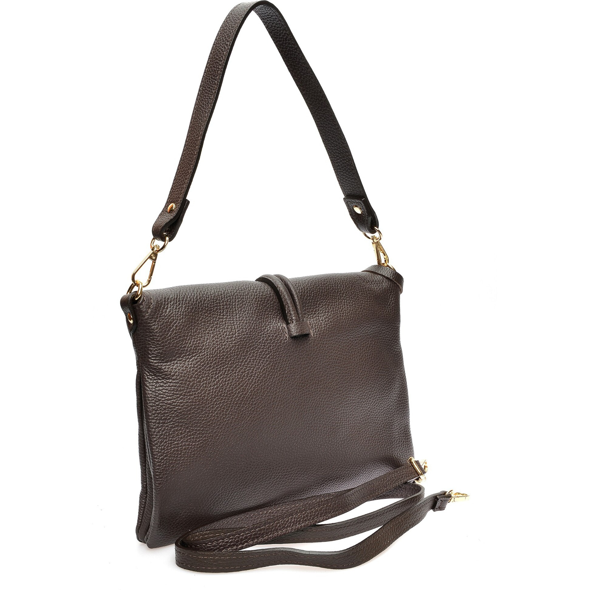 Borsa a tracolla Anna Luchini Marrone