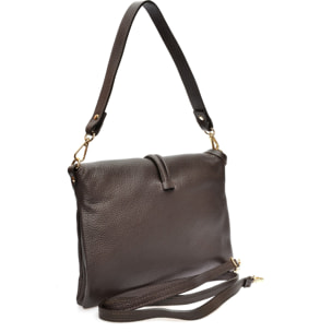 Borsa a tracolla Anna Luchini Marrone