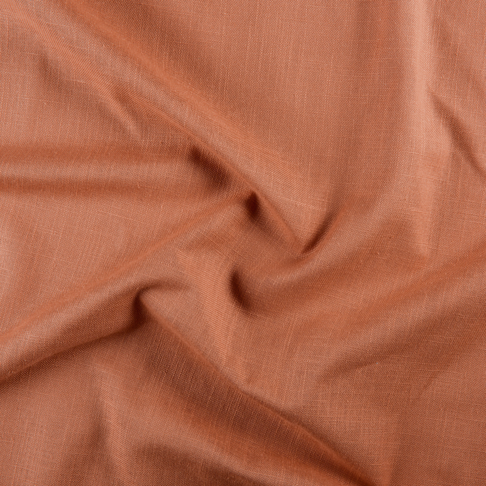 Tissu aspect lin - Orange