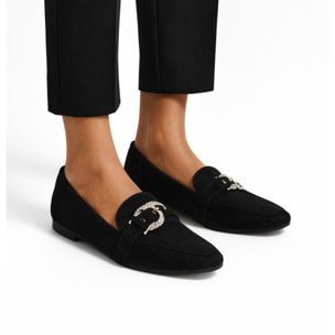 Mocassini con accessorio - tacco 1,0 cm