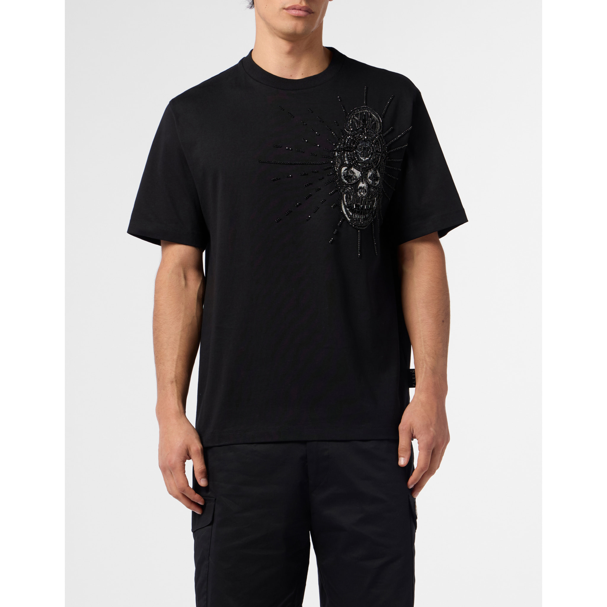 PHILIPP PLEIN T-shirt girocollo a maniche corte SKULL