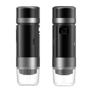 Cafetera portátil de cápsulas KF-JN-03, con dos baterías extraíbles de 7500mAh. Compatible con cápsulas y café molido.