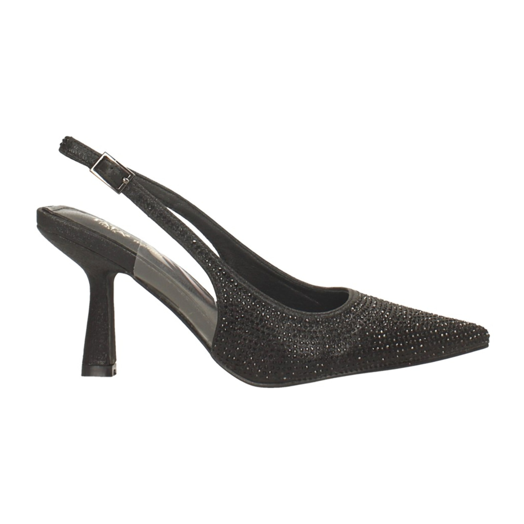 Décolleté sling back Donna Tata Italia Nero