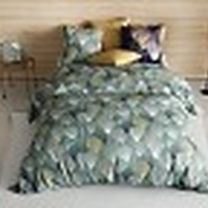 Parure de draps 100% coton imprimé - cottey - vert