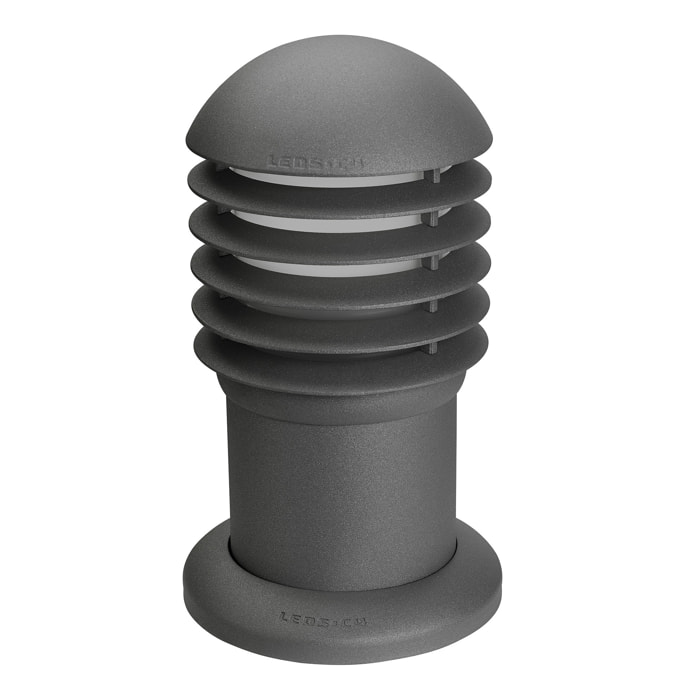 LEDS C4 Baliza Ip66 Balizas Grid 300Mm E27 15W Gris Urbano