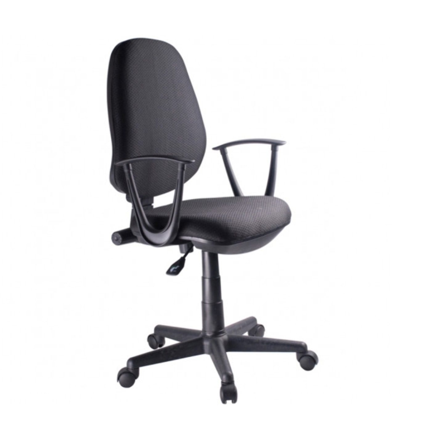 Chaise de bureau à roulettes réglable et inclinable avec accoudoirs - 2 coloris - LIFE