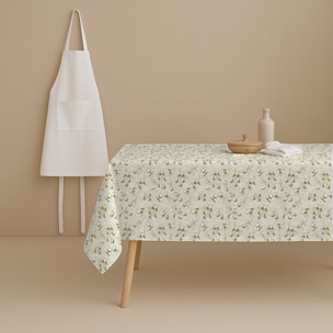 Naturals - Mantel de Tela Estampado - Antimanchas - 100% Algodón - Half panamá - Ayni Beige