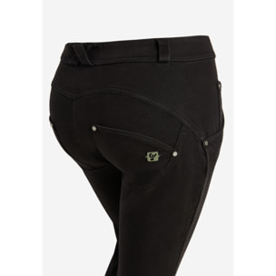 Pantaloni push up WR.UP® clessidra tessuto navetta ecologico