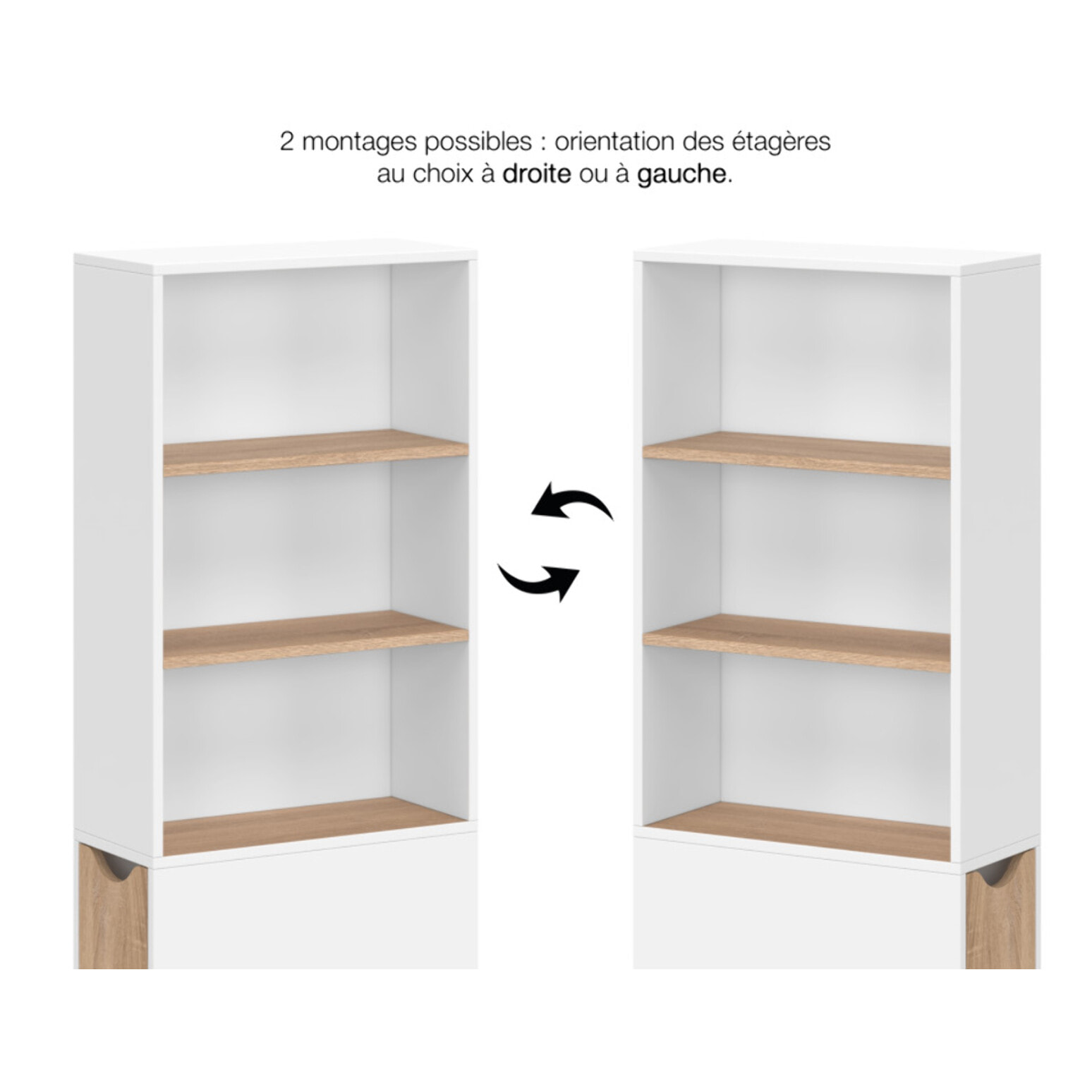 Meuble salle de bain Will 2 niveaux