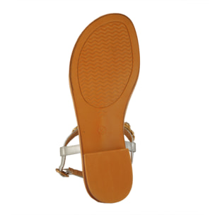 Sandali infradito con dettagli gioiello