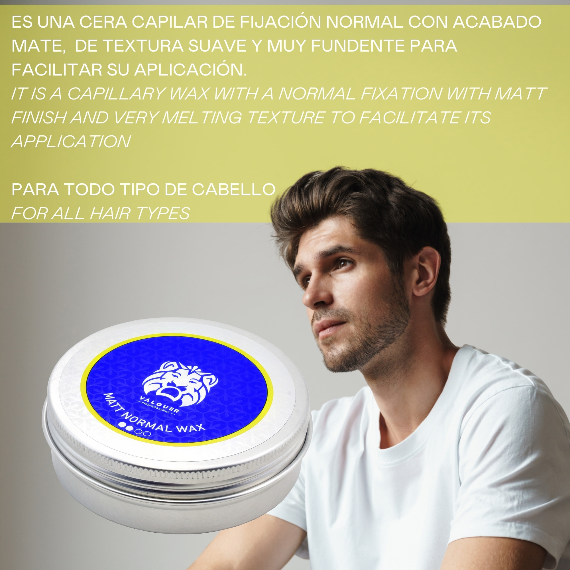 Valquer Cera capilar mate normal - 100 ml