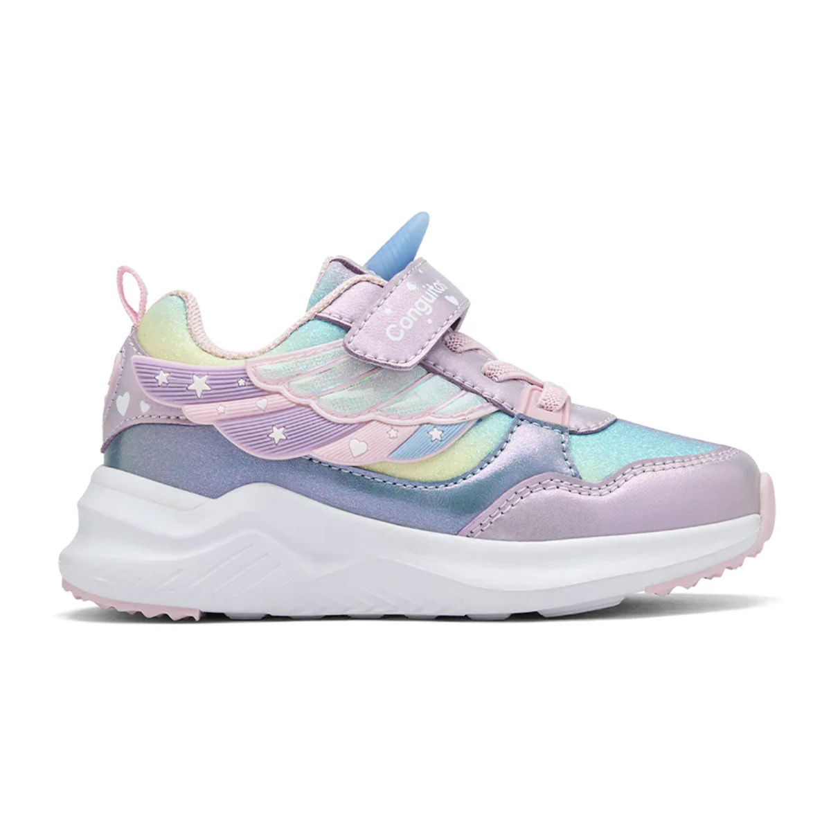 Zapatillas De Luces De Niña Con Cordones Elásticos