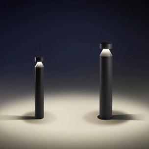 LEDS C4 Baliza Ip66 Cilin 1000Mm Led 23W Blanco Neutro - 4000K Gris Urbano 851Lm