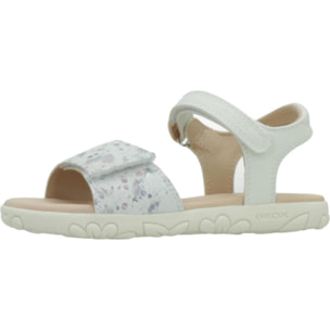 Sandalias Niña de la marca GEOX  modelo J SANDAL HAITI GIRL BLANCO
