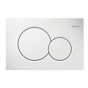 Pack WC Bati Geberit  Duofix + Cuvette Ideal Standard Tesi Aquablade + Plaque de commande Sigma01 Blanche (GEBAQUA-B)