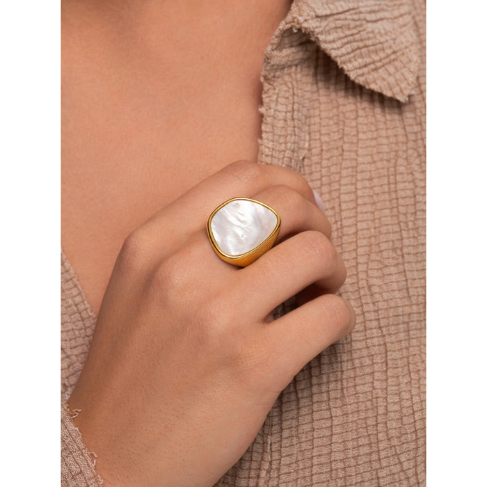 Anelli Ibiza in Acciaio Placcato Oro