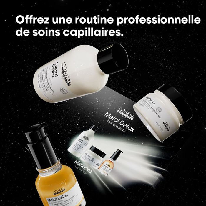 Serie Expert Metal Detox - Coffret Shampooing 300 ml + Masque 250 ml + Huile Concentrée 50 ml