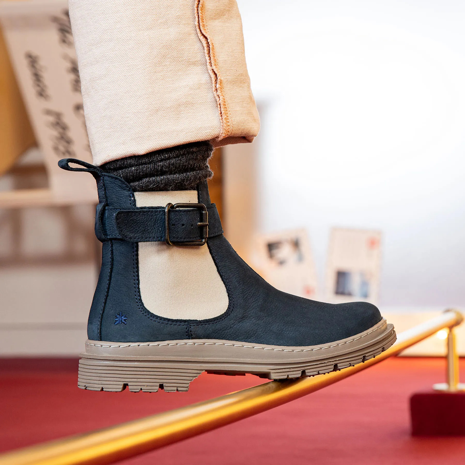 Botines 1892 NAPPA BLACK-BRONZE/ BIRMINGHAM color Black-bronze