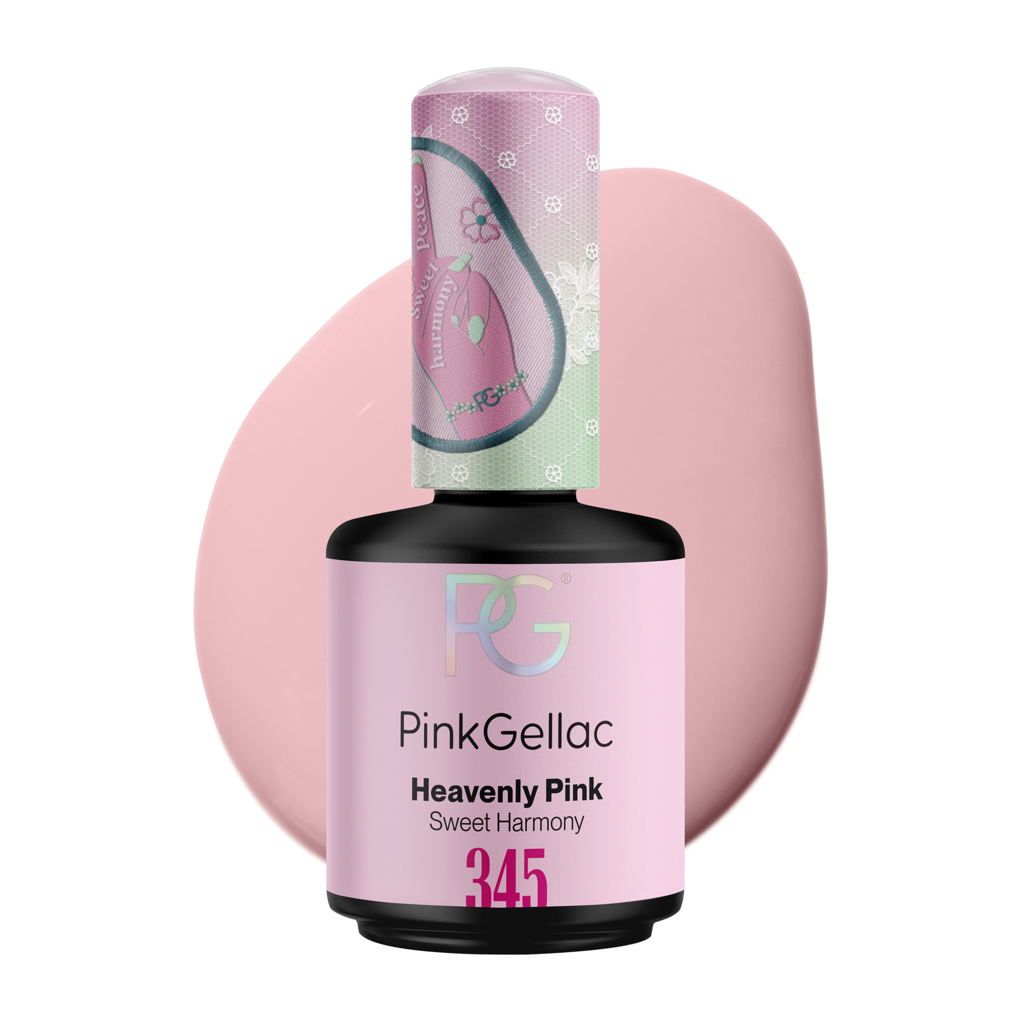 Vernis semi-permanent - 345 Heavenly Pink - 15 ml