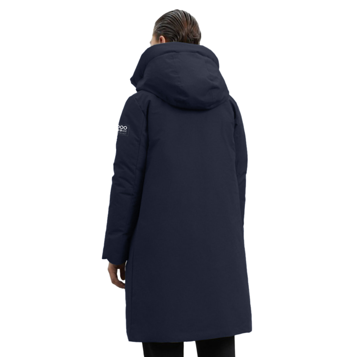 Abrigo para mujer ECOON Bayona Long jacket - Azul Marino