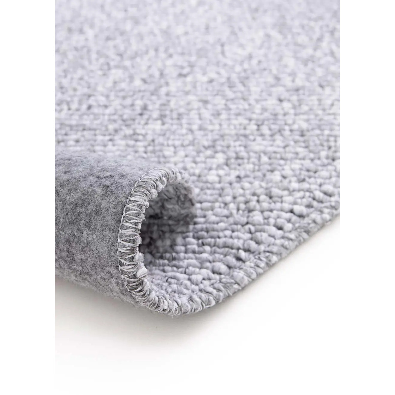 PETRA Alfombra lavable tejido en bucle en plata, varias medidas disponibles.
