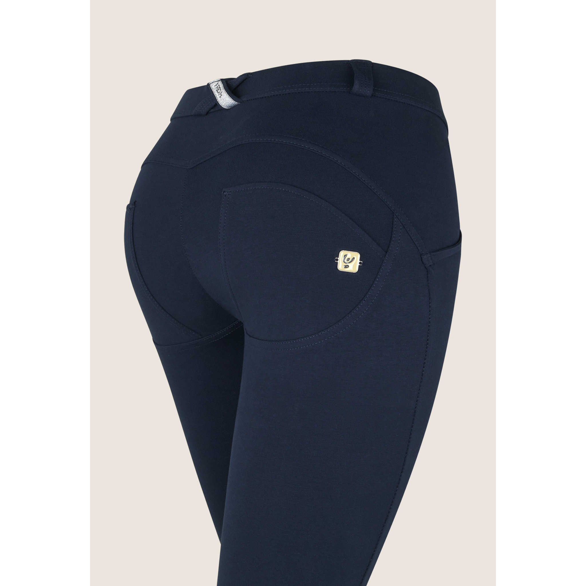 Pantaloni push up WR.UP® superskinny cotone organico