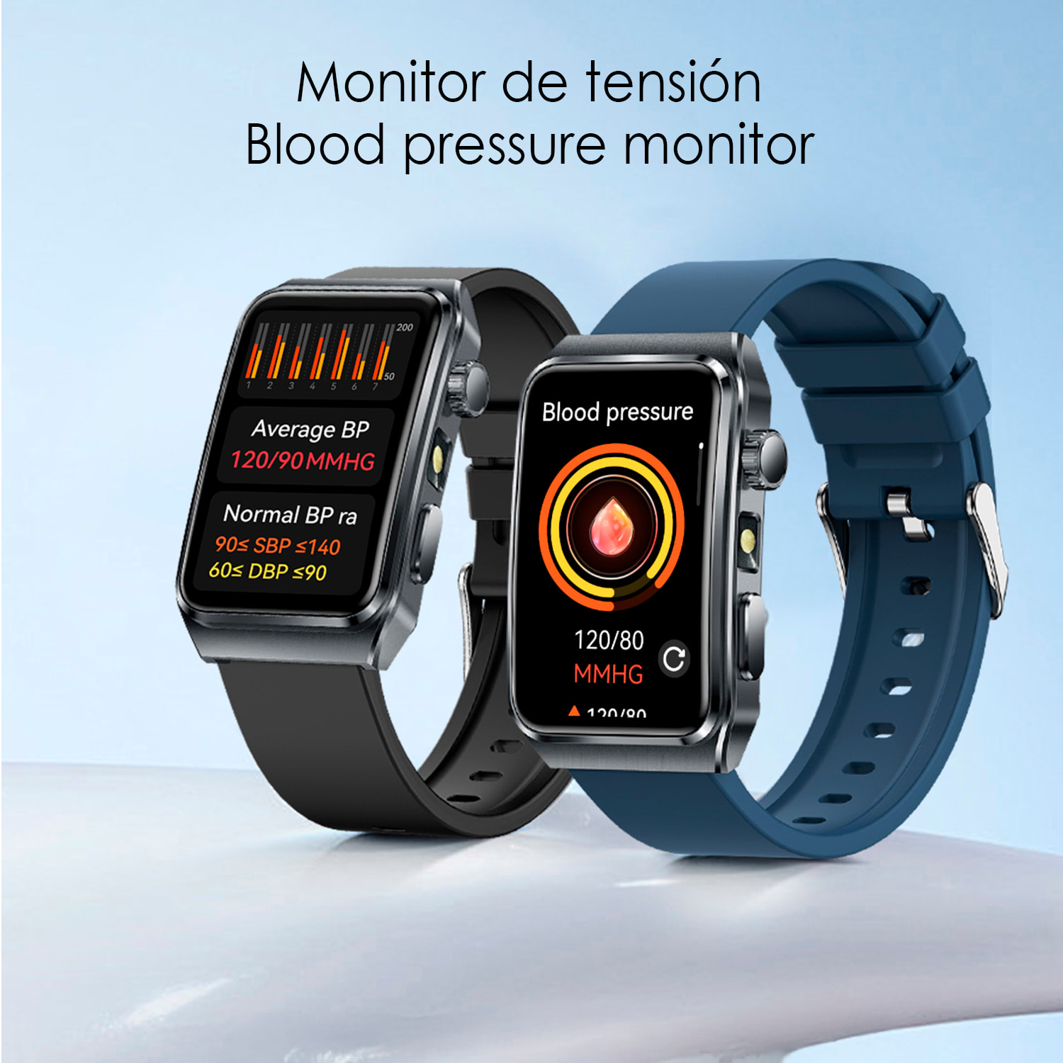 Smartwatch TK73, Chiamate Bluetooth con funzioni avanzate di salute: misurazione dei lipidi e dell'acido urico, temperatura corporea, micro esame fisico e torcia multifunzione integrata.