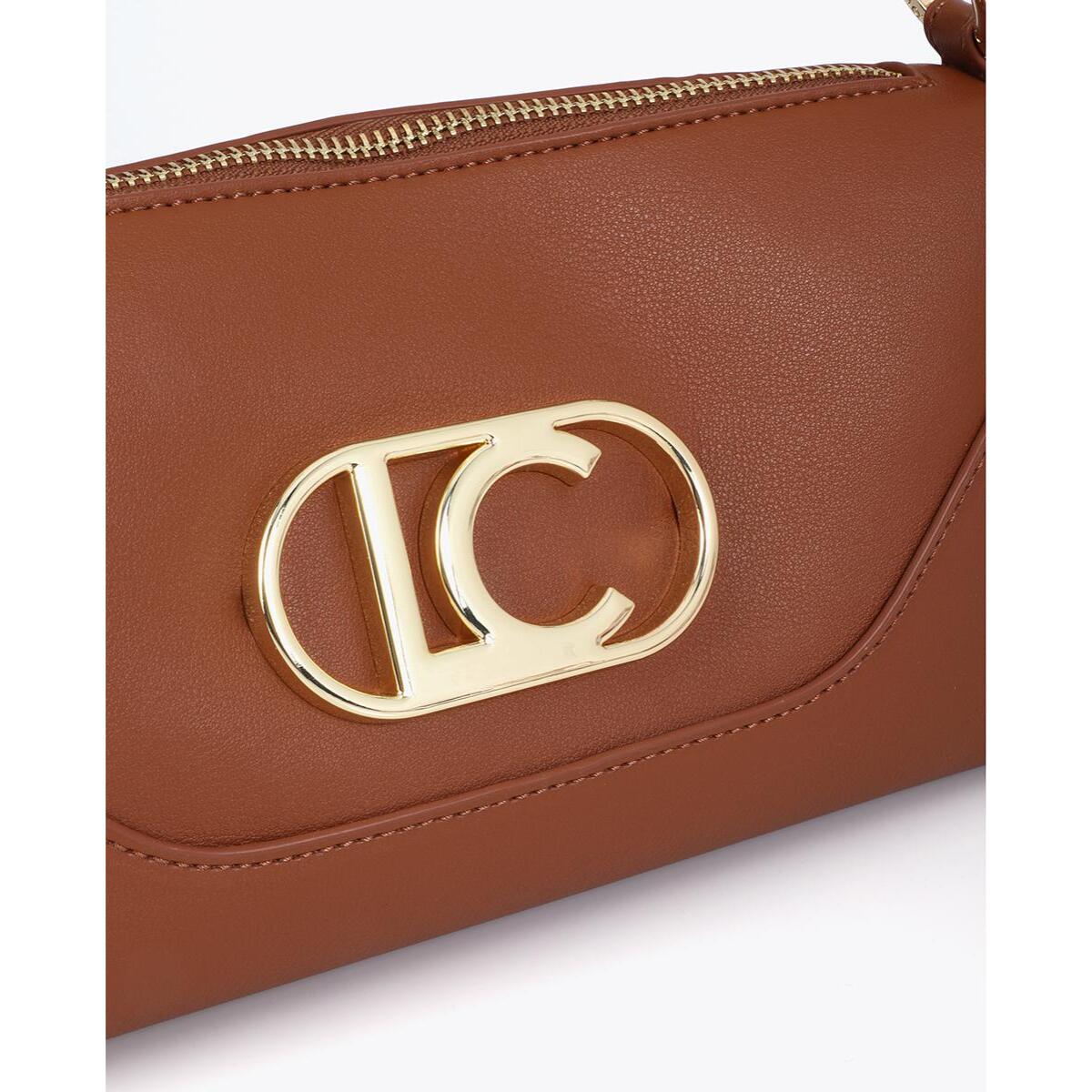 Borsa a tracolla con manico annodato e parte inferiore